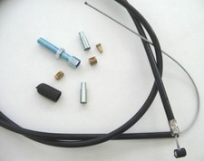 Bowdenzug, extra langer Kupplungszug mit Nippel Chopper Cruiser AME Hochlenker