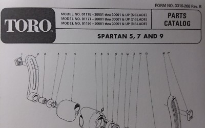 TORO SPARTAN 5, Gang Reel Riding Mower Tractor Implement