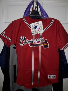 atlanta braves youth baseball jersey
