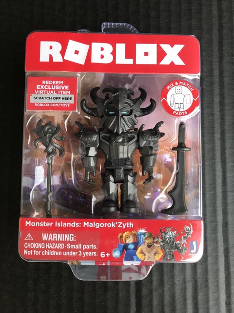 Roblox Monster Islands Malgorok Zyth Action Figure With Virtual Item - roblox monster islands malgorok zyth figure w accessories virtual code
