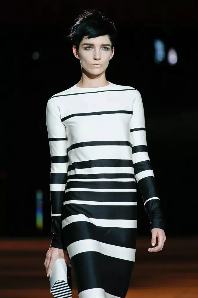 Marc jacobs black hotsell and white dress