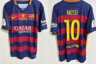 MINT Messi 10 Delrey Final Barcelona 2015 16 Home M Jersey MINT Messi 10 Delrey Final Barcelona 2015 16 Home M Jersey