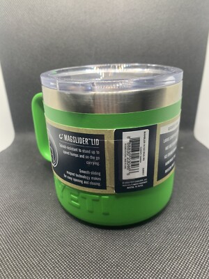 YETI Rambler 14 oz Canopy Green BPA Free Mug with MagSlider Lid