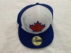 Vladimir Guerrero Jr AUTOGRAPHED NEW ERA BASEBALL HAT  7 3/8 - QR code Beckett