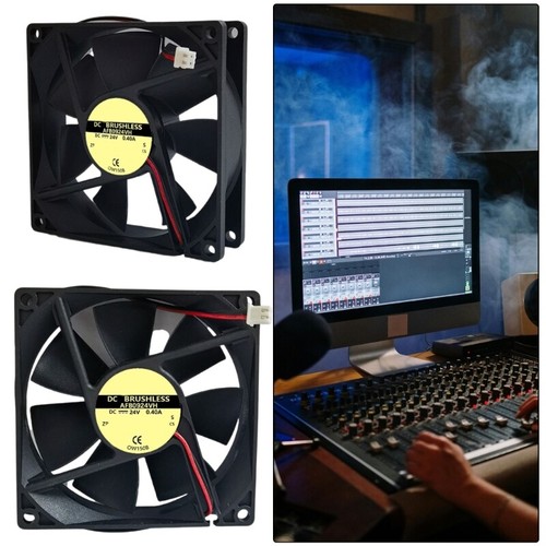 90mm 24V 0.4A 9025 90mmx25mm 4.72inch High Speed Double Bearing Fan 81.47CFM - Afbeelding 5 van 8