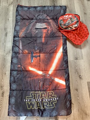 Star Wars the Force Awakens Kids Sleeping Bag Camping Travel