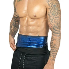 Men's Heat Trapping Waist Sweat Body Shapers Compression Shapewear Trainer Belts