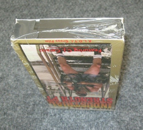 Navy Seal C.J. Caracci VHS Workout Industrial Strength PT NEW Sealed 1996 40 Min - Picture 3 of 4