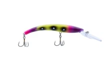 Reef Runner 800 Series Deep Diver - Nauti Cat Dot Glow - Walleye  Crankbait