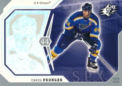 2003-04 SPx #86 CHRIS PRONGER - St. Louis Blues