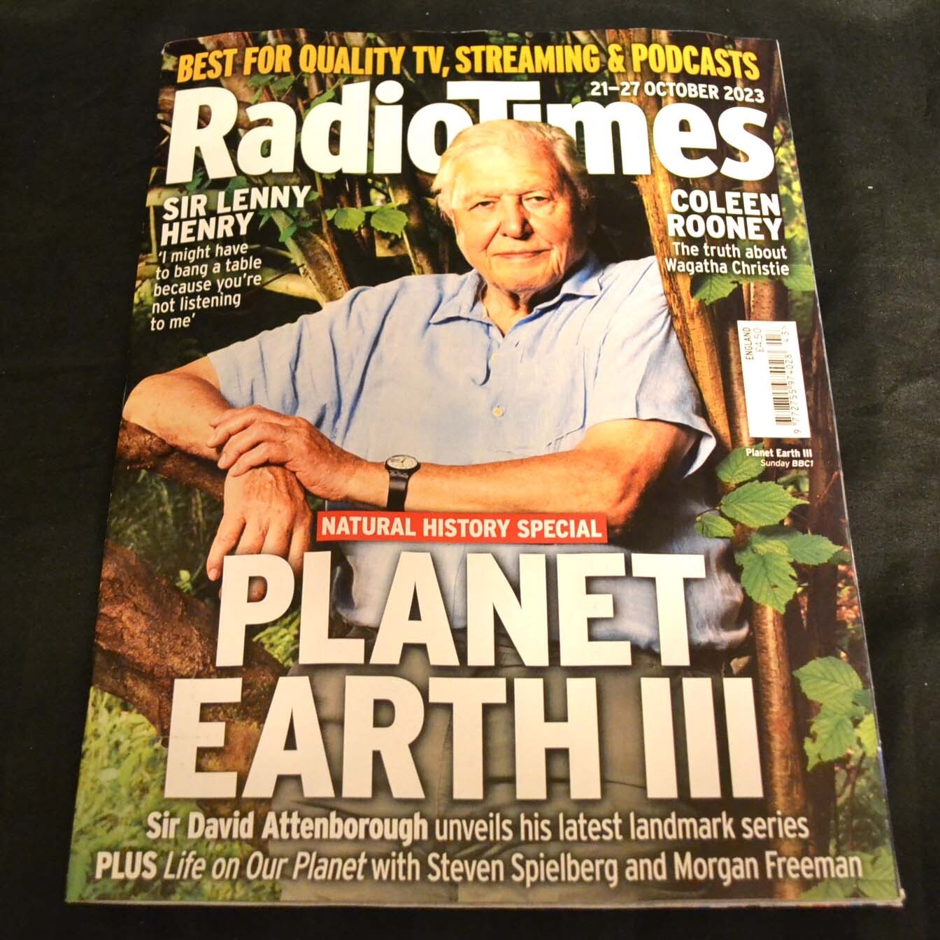Radio Times UK Magazine 21/10/23 October 21st 2023 Planet Earth III Attenborough
