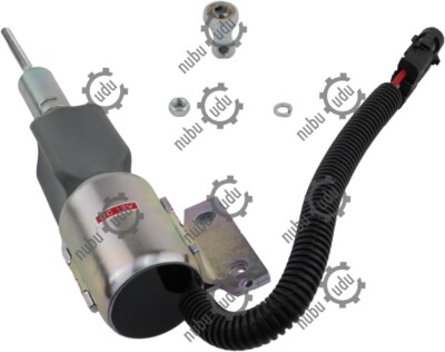 12V Fuel Shutoff Solenoid J930658 for CASE Engine 6591T Dozer