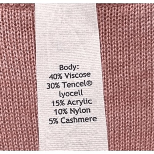Lululemon Sweater Bring it Back Backbend Women 8 Peach Pink Open Back Cashmere - Picture 10 of 12