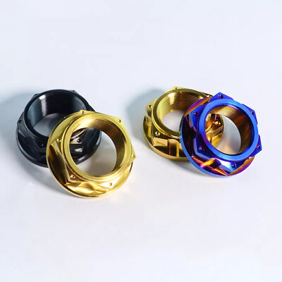 M22 x 1.0mm M24 x 1.0mm Titanium Alloy Nuts Titanium Flange Nuts