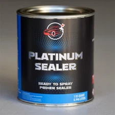 Platinum Sealer Ready to Spray 1K Primer Sealer QUART Size! WHITE BLACK & GRAY!