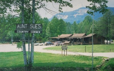 Aunt Sue's Country Corner Restaurant Pickens SC Exterior View Postcard