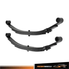 Pack of 2 Trailer Leaf Spring 4 Leaf Double Eye 1750 lbs Cap For 3500 lbs Axle