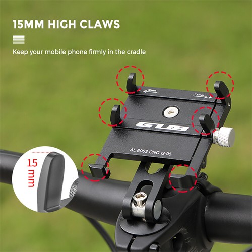 Fahrrad-Vorbau-Telefonhalterung, rutschfeste, verstellbare C6R0 - Bild 9 von 11