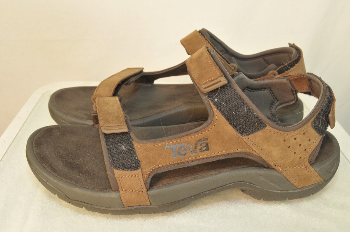 Teva Marston River Brown Leather Sandal Men- SZ 9 Amazon.com | Teva Men main image 4