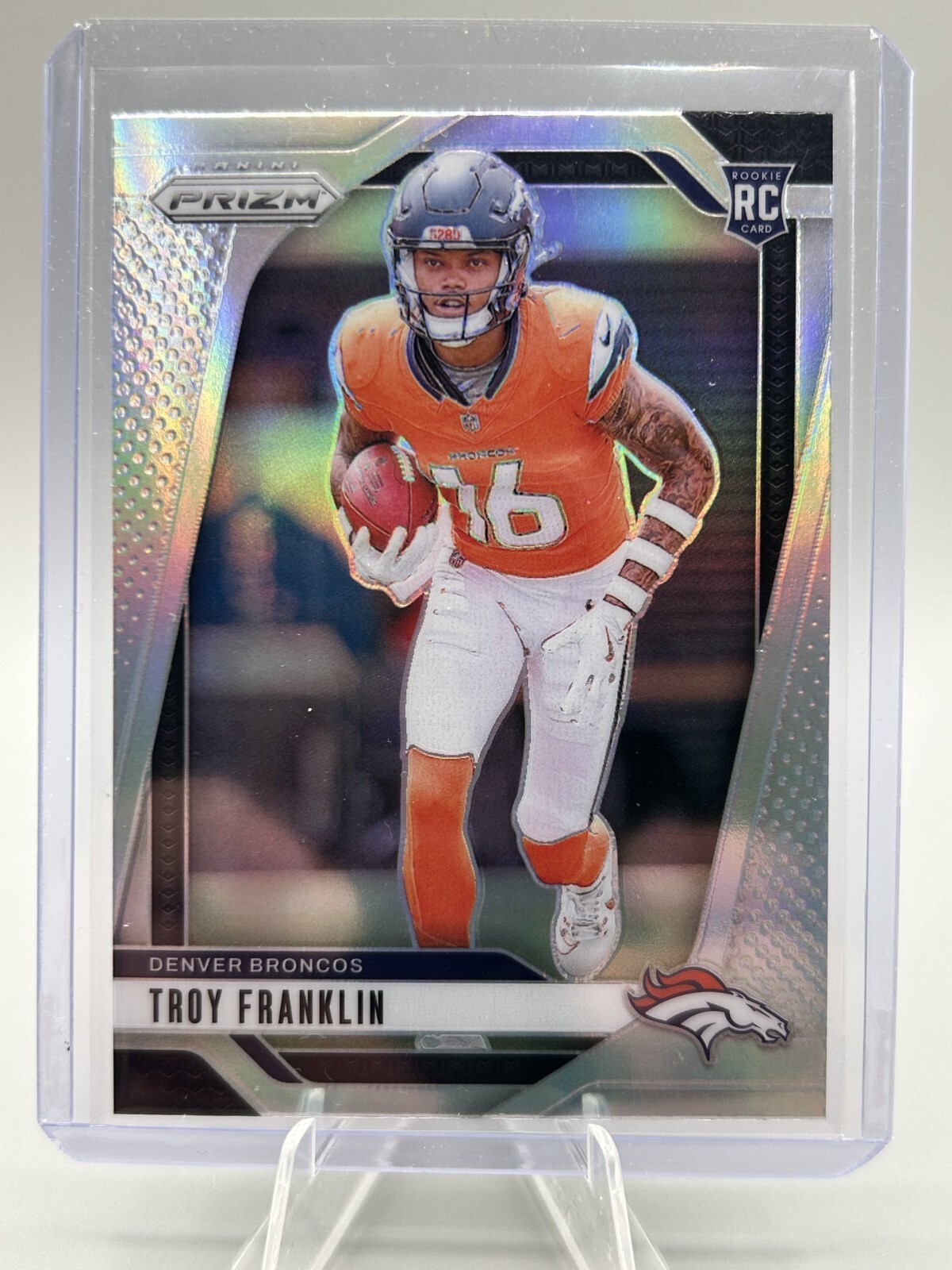 2024 Panini Prizm #393 Troy Franklin Silver Broncos