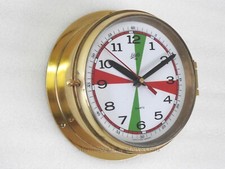Vintage Schatz Royal Mariner Wanduhr Maritim Messing Sklavenschiff Germany Uhr