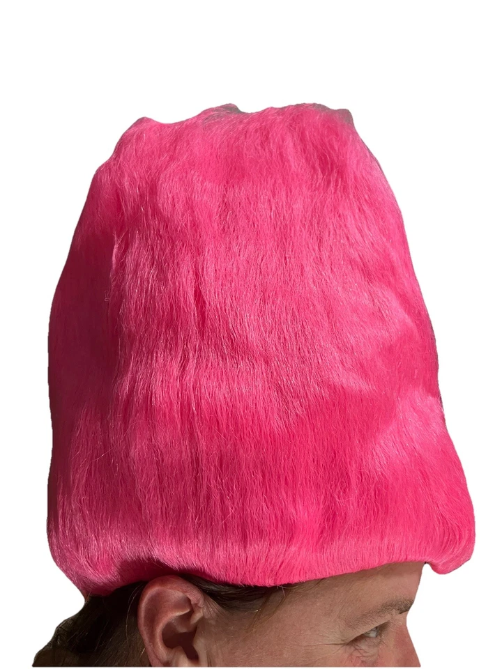 Peluca Poppy The Troll Rosa Pelo Sintético Cos Calidad de Juego Personaje Disfraz Peluca Foto 3 de 4