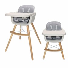 heartwood adjustable wooden high chair
