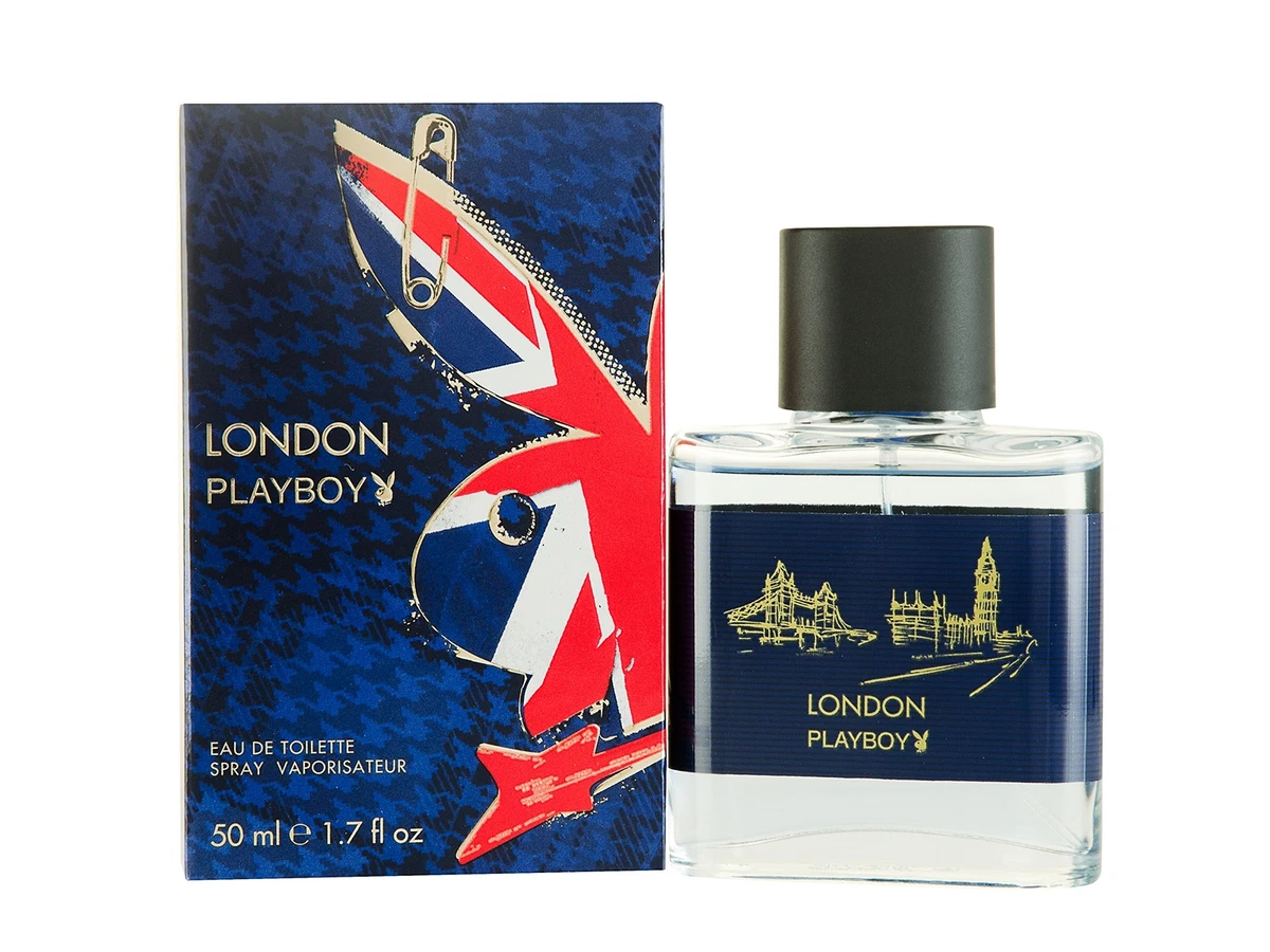 Playboy London Eau De Toilette Spray for Men 100ml 3.4 Oz