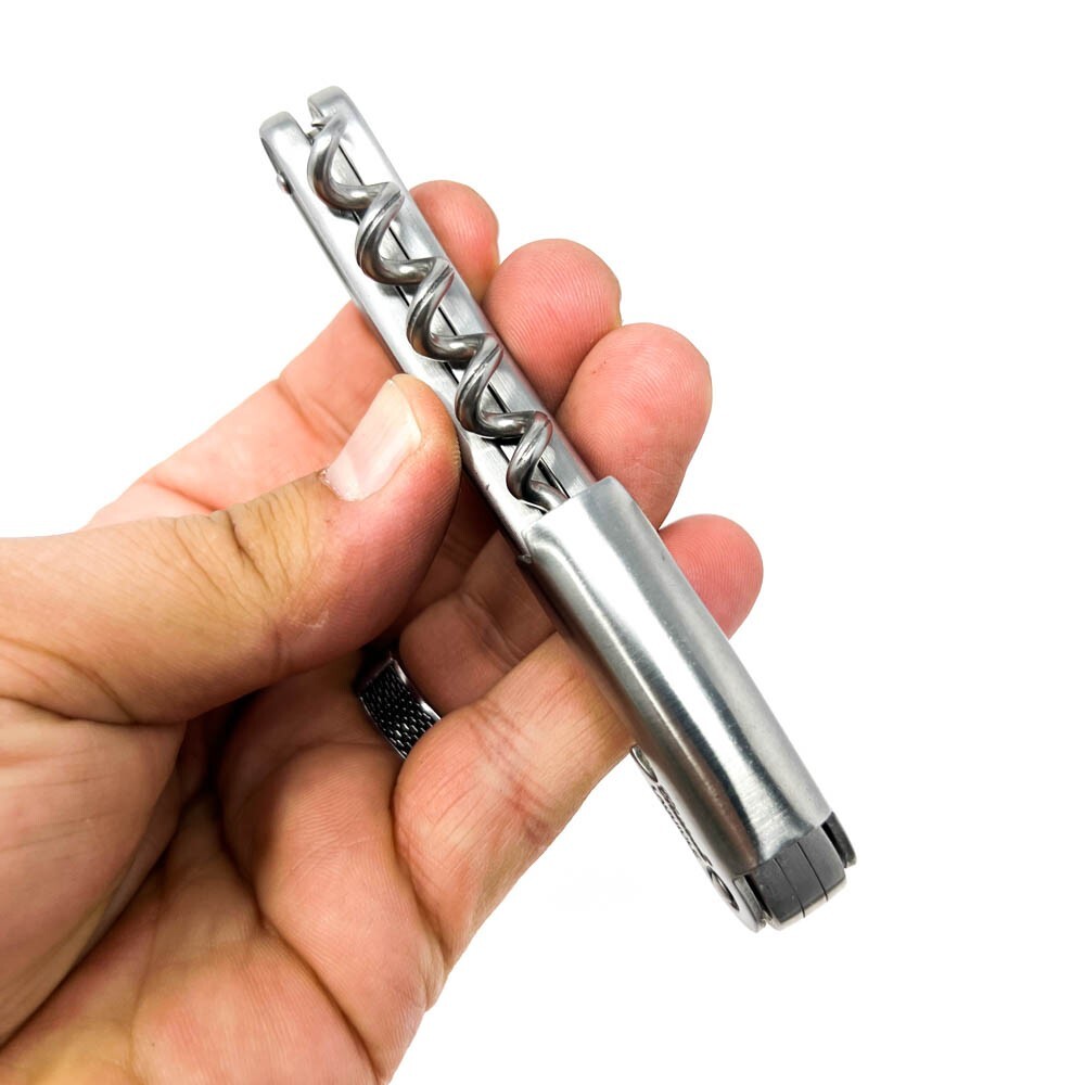 Chateau Laguiole 2070 Waiter's Friend Corkscrew Foil Cutter, Made in