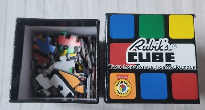 RUBIK'S CUBE SAMMLERSTÜCK -PALADONE- JAHR 1974, 2x UNMÖGLICHE PUZZLES, SELTEN