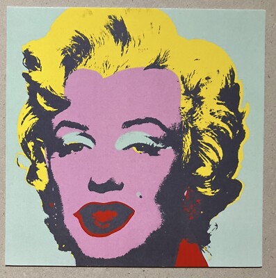 ANDY WARHOL, ''POP!'' Ausstellungsankündigungskarte, 2023