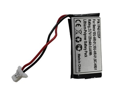 Replacement 120mAh Battery for Sena 10U-AR-01,10U-HR-01,SC-HR01; P/N:YP401225P