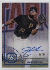 2022 Bowman Heritage Chrome Prospect Refractor 70/99 Lonnie White Jr Auto 0w3
