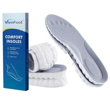 VivoFoot Memory Foam Insoles - Anti-Fatigue Pain Relief Shoe Inserts - Cloud