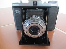 Seltene Zeiss Ikon NETTAR STUTTGART 517/16 mit Ledertasche Sehr guter Zustand