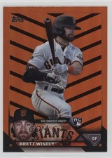 2023 Topps Update Orange & Black Foil Brett Wisely #US174 0q1p