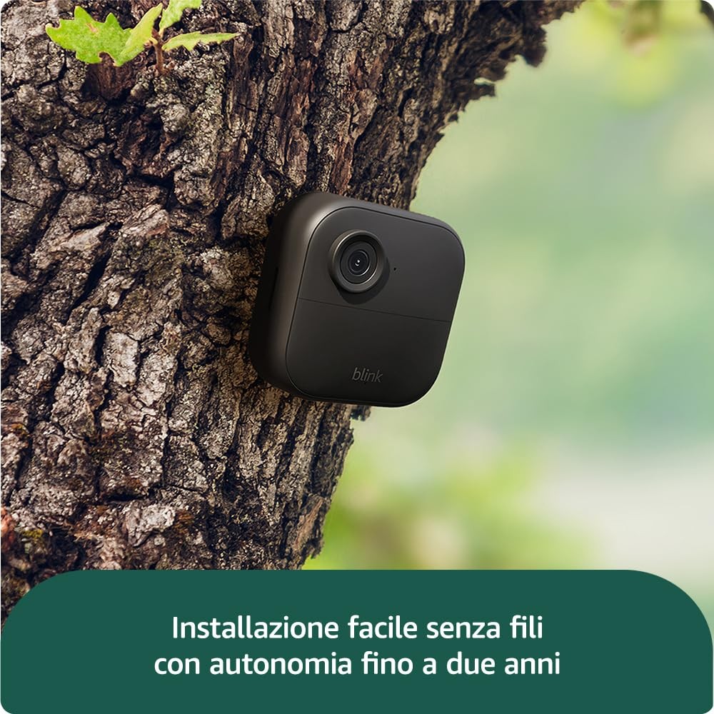 Blink Outdoor 4: Videocamera Sicurezza HD Wireless Professionale - 2