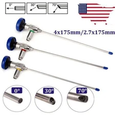 0°/30°/70° Degree Rigid Endoscope Arthroscope Nasal Sinuscope 2.7x175mm 4x175mm