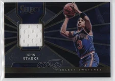 2018-19 Panini Select Select Swatches John Starks #SS-JS 0s5s