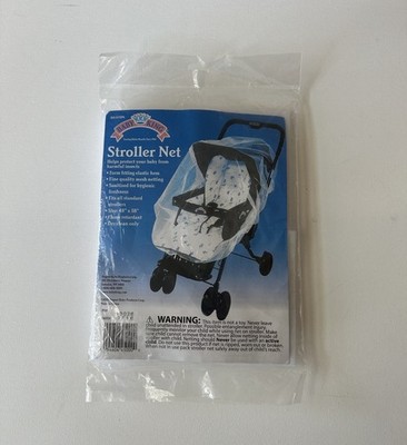 Baby King Universal Stroller Mosquito Net Bug Insect Mesh Cover White New