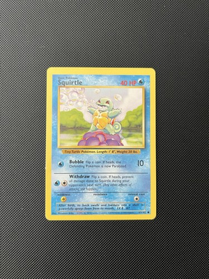 #ad Pokémon TCG Squirtle 63 102 Common Base Set Regular 1999 English free shipping $11.99