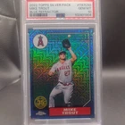 2022 Topps Silver Pack Mike Trout  Blue Refractor Gem Mt 10 129/150