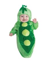 Peapod Costume 0-6 Month Infant Halloween Costume Includes Bunting Headpiece
