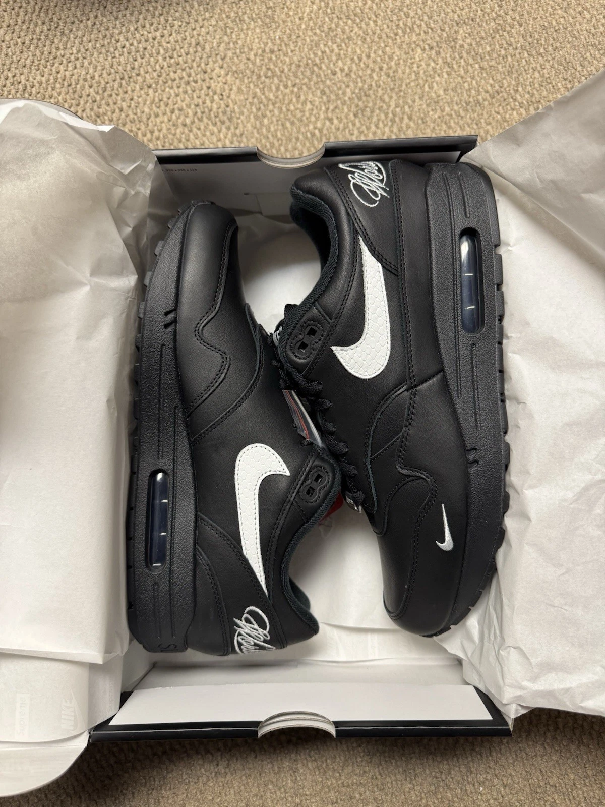 ?Supreme/Nike Air Max 1 Taille 10,5 Homme Neuf *EN MAIN*