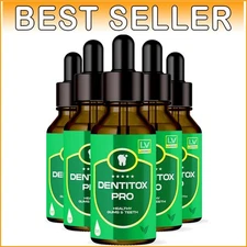 5-Bottle Dentitox Pro Drops – Strengthen Gums & Teeth for Lasting Freshness