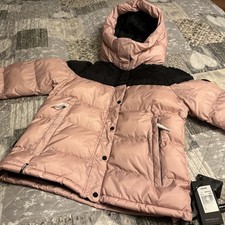 Khujo Jacke Mantel Skijacke rosa schwarz Gr. L mit abnehmbarer Kapuze (627) Neu