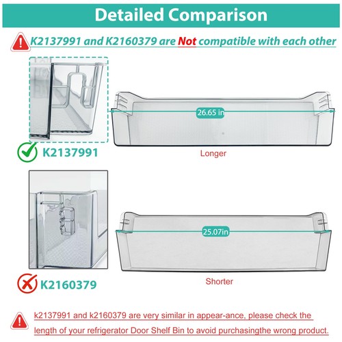 HRB171N6ASE Refrigerator Section Long Door Bin Compatible with Hisense Refrig... - Picture 3 of 9