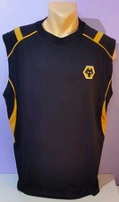 wolverhampton Wanderers training top sleeveless vest Licensed product XL