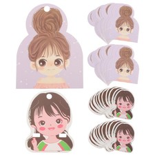 Hair Clip Display Cards 100 Pcs 3.94X3.07 Inch Hair Bow Holder Organizer for ...