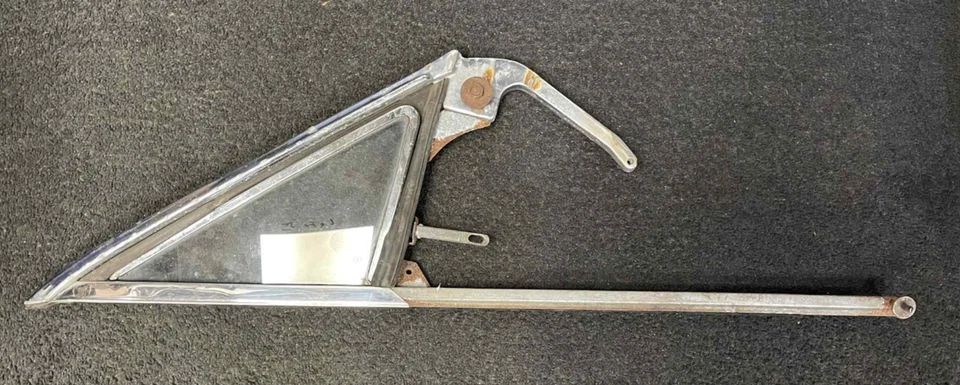 OEM 1963-1964 LH Sedan Vent Window Frame Buick Cadillac Pontiac Chevy P# 5715085 - Image 2 of 4